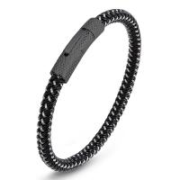 Titanium Steel Bracelet, with Tiger Tail Wire, fashion jewelry & Unisex 6mm 