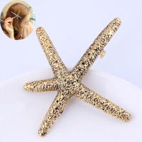 Hair Barrettes, Zinc Alloy, plated, fashion jewelry & for woman 76*70mm 