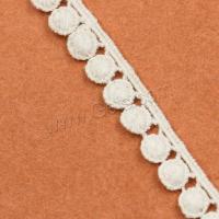 Cotton Thread Lace Trime, Embroidery, durable & fashion jewelry & DIY, white, 1.2cm 
