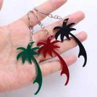 Aluminum Alloy Key Clasp, Palm Tree, plated, fashion jewelry & for woman, Random Color 