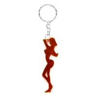 Aluminum Alloy Key Clasp, Girl, plated, fashion jewelry & for woman, Random Color 
