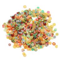 Fruit Resin Cabochon, fashion jewelry & DIY, mixed colors - Approx 
