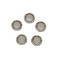 Stainless Steel Cabochon Setting, 304 Stainless Steel, Flat Round, DIY, original color Inner Approx 8mm 