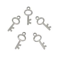 Stainless Steel Key Pendants, 304 Stainless Steel, original color Approx 1.3mm 