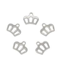 Stainless Steel Crown Pendant, 304 Stainless Steel, original color Approx 1.4mm 