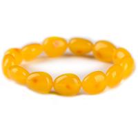 Gemstone Bracelets, Beeswax, plated, Unisex, yellow, 16*12*9mm 