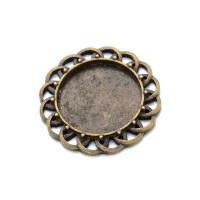 Zinc Alloy Cabochon Setting, plated Inner Approx 25mm 
