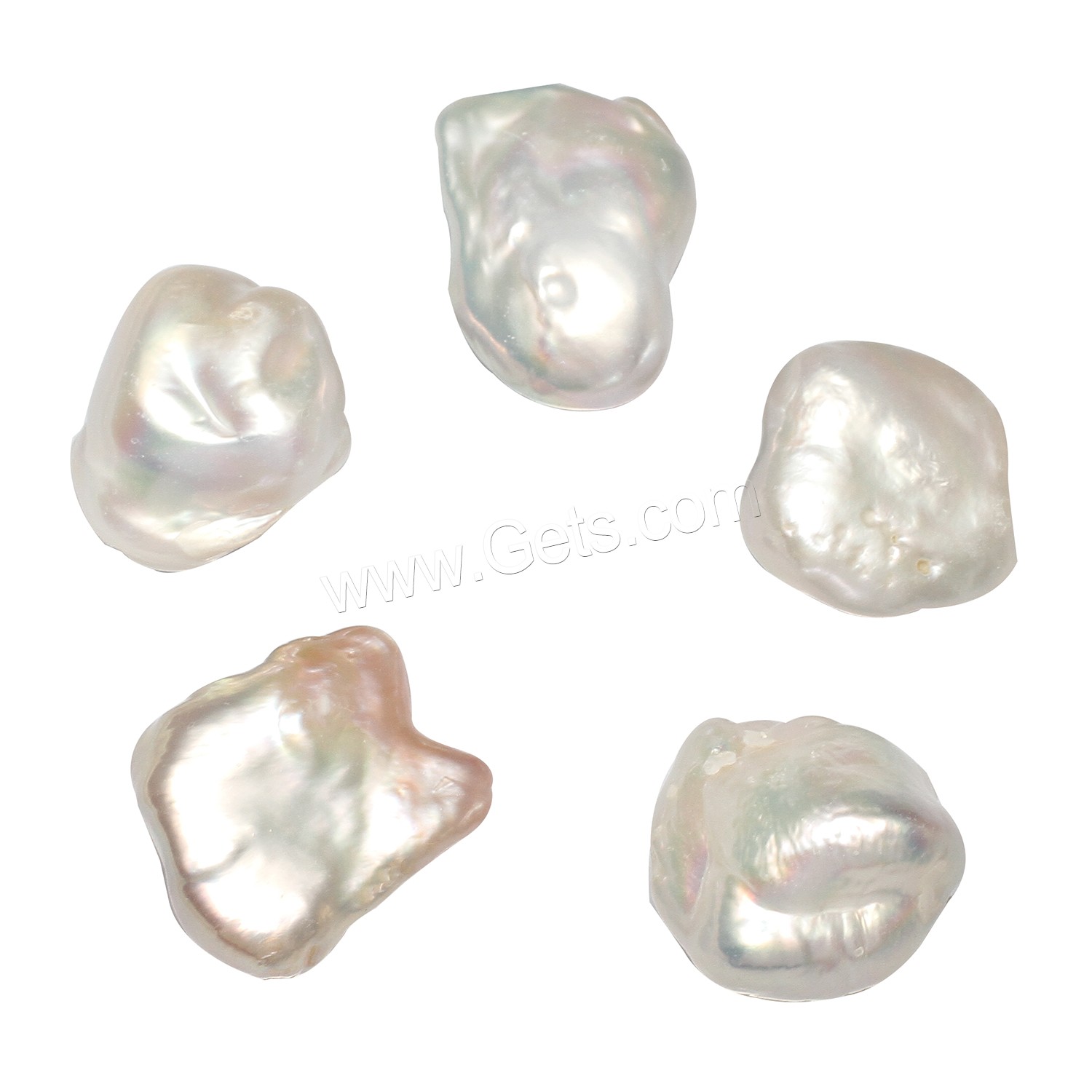 No Hole Cultured Freshwater Pearl Beads, natural, different size for choice, more colors for choice, Sold By PC