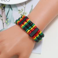 Wood Bracelets, plated, fashion jewelry & for woman, multi-colored 