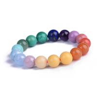 Gemstone Bracelets, Round, fashion jewelry & Unisex multi-colored 
