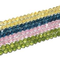 Natürlicher Quarz Perle, verschiedene Größen vorhanden & facettierte, keine, Bohrung:ca. 1mm, verkauft von Strang