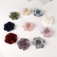 Gaze Accessoires cheveux DIY de, fleur, plus de couleurs à choisir, 90*90mm, Vendu par PC