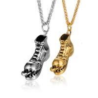 Stainless Steel Shoes Pendant, fashion jewelry & DIY 