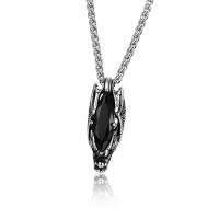 Cubic Zirconia Stainless Steel Pendant, fashion jewelry & DIY & with cubic zirconia 