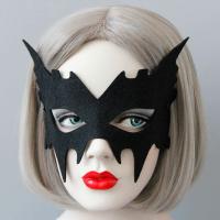 Felt Mask, reusable & Halloween Jewelry Gift & for woman, black 