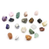Полудрагоценный камень Коробочные украшения Драгоценный камень, разноцветный, 10-17mm, 20ПК/Box, продается Box