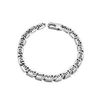Titanium Steel Bracelet, polished, fashion jewelry & for man, 5.4mm 