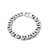 Titanium Steel Bracelet, polished, fashion jewelry & punk style & for man, 9.7mm 