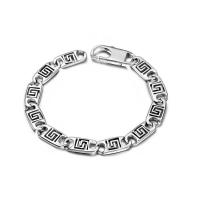 Titanium Steel Bracelet, polished, fashion jewelry & for man, 8.3mm 