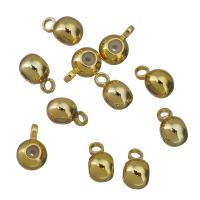 Brass Bail Beads, gold color plated Approx 0.5,1.5mm 