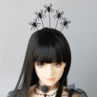 Felt Hair Band, with Plastic & Iron, handmade, Halloween Jewelry Gift & for woman, black, 26cmuff0c19cm 
