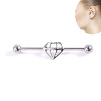 Stainless Steel Ear Piercing Jewelry, fashion jewelry & for woman 