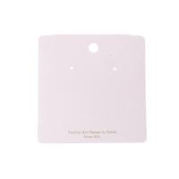 Earring Display Card, Paper,  Square, durable, white 