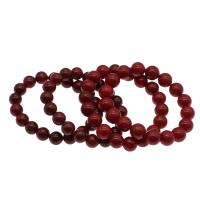 Bracelets corail naturels, bijoux de mode & pour femme, rouge, 10.5-11.5mm Environ 7.5 pouce, Vendu par brin