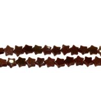 Goldstone Beads, Flat Star, henna, 7*2.5mm Approx 0.5mm, Approx 