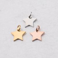 Stainless Steel Star Pendant, polished Approx 5mm 