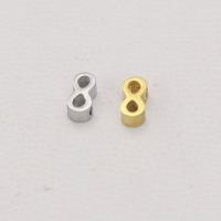 Stainless Steel Beads, Infinity, polished Approx 1.8mm 