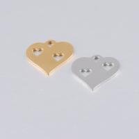 Stainless Steel Heart Pendants, polished, hollow Approx 1.6mm 