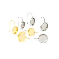 Edelstahl -Ohrring -Tropfen- Komponenten, plattiert, DIY & verschiedene Größen vorhanden, keine, 100PCs/Tasche, verkauft von Tasche