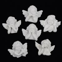 Resin Decoration, Angel, stoving varnish, for home and office white 