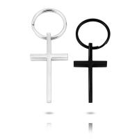 Stainless Steel Key Chain, Cross, plated, Unisex 