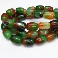 Natürliche Malachit Achat Perlen, DIY & verschiedene Größen vorhanden, grün, Bohrung:ca. 1mm, verkauft von Strang