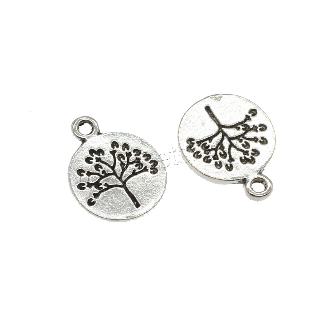 Zinc Alloy Flat Round Pendants, plated, more colors for choice, 14.5x18.5x1mm, Hole:Approx 2mm, Approx 625PCs/KG, Sold By KG