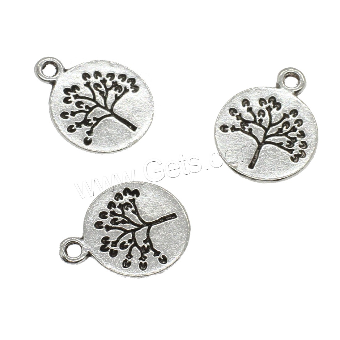 Zinc Alloy Flat Round Pendants, plated, more colors for choice, 14.5x18.5x1mm, Hole:Approx 2mm, Approx 625PCs/KG, Sold By KG