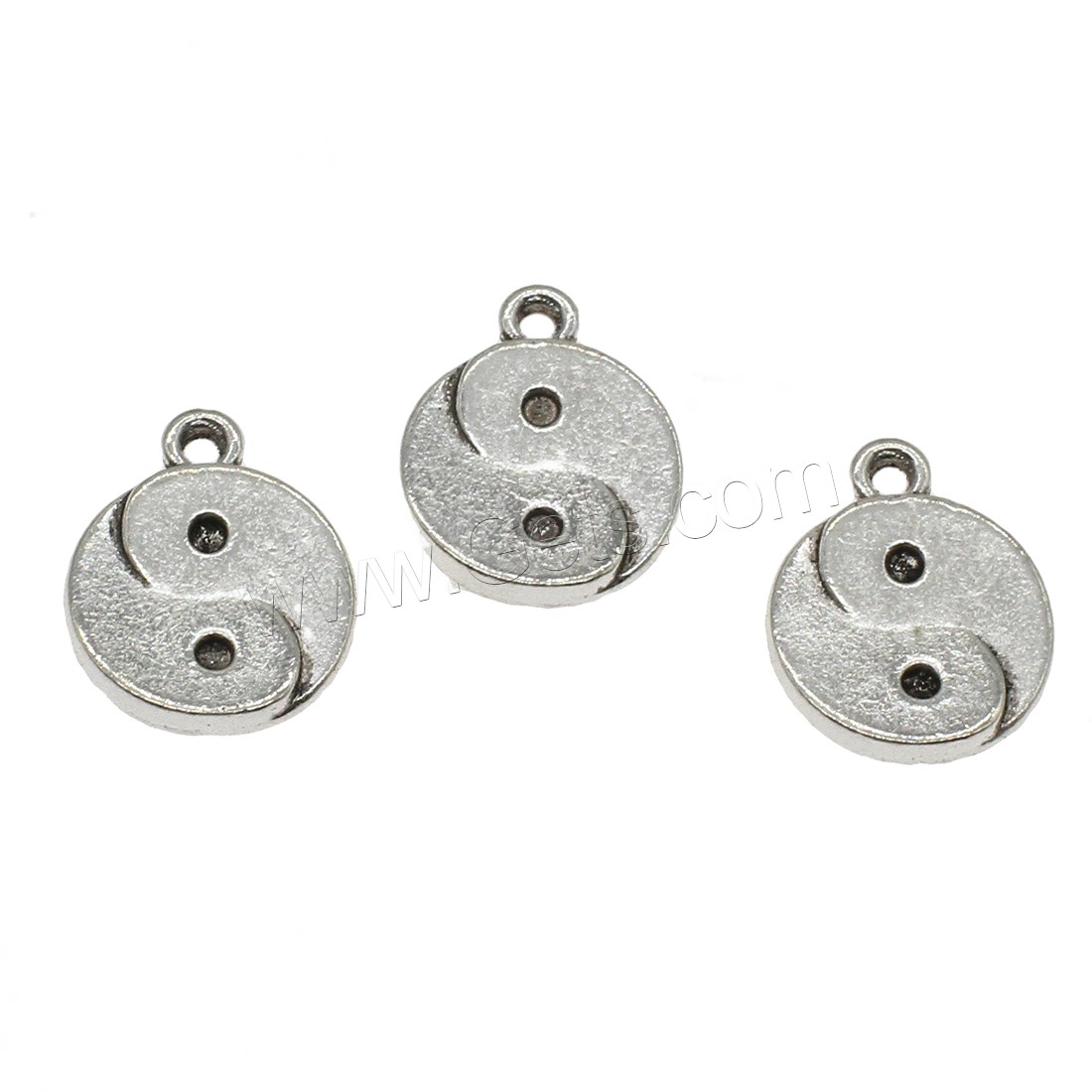 Zinc Alloy Flat Round Pendants, plated, more colors for choice, 14.5x18x2mm, Hole:Approx 1.7mm, Approx 454PCs/KG, Sold By KG