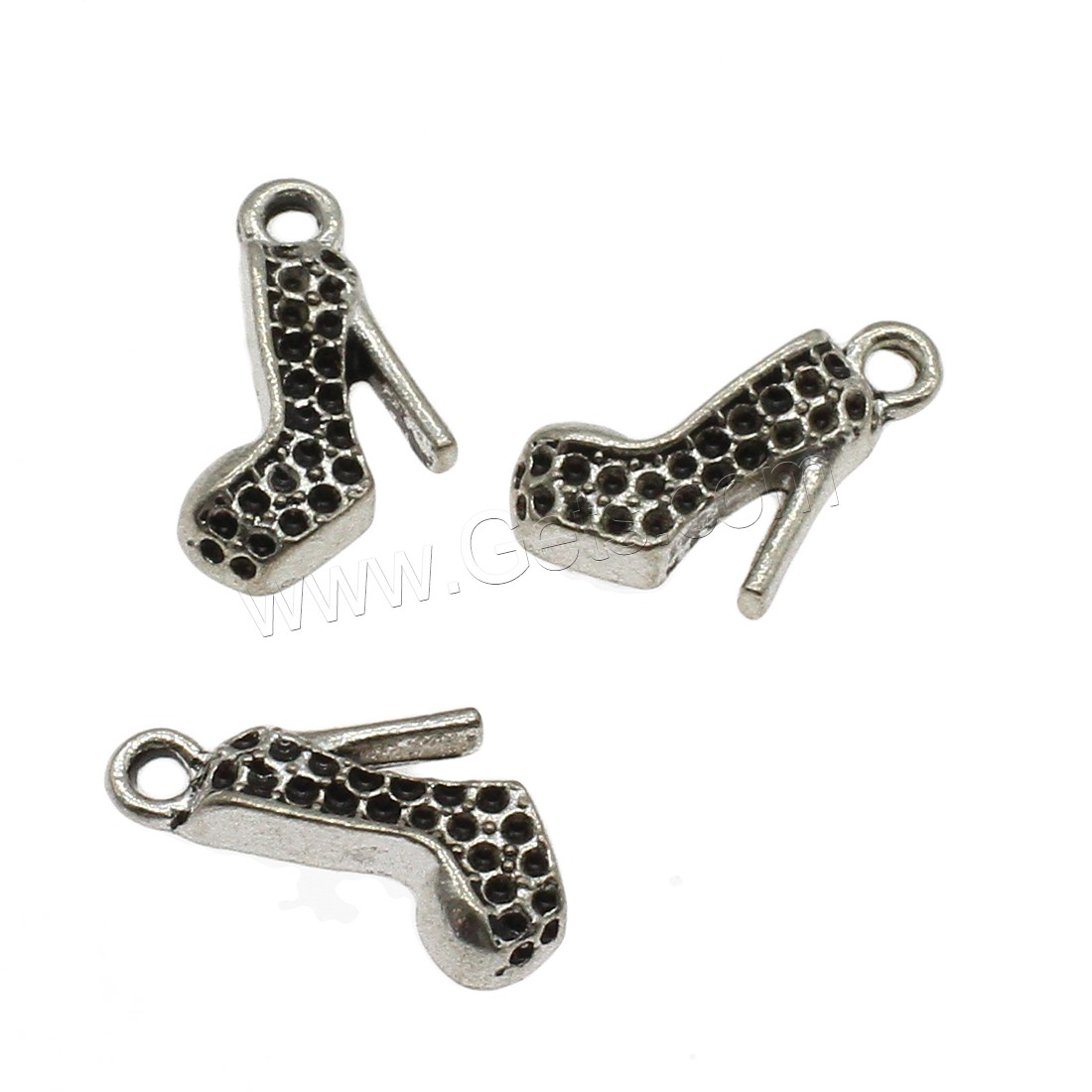 Zinc Alloy Shoes Pendants, plated, more colors for choice, 10x16.5x3mm, Hole:Approx 1.7mm, Approx 833PCs/KG, Sold By KG