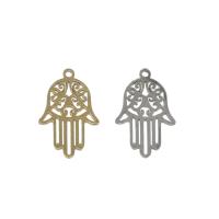 Stainless Steel Pendants, Hamsa, plated Approx 1.4mm, Approx 