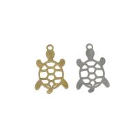 Stainless Steel Animal Pendants, Turtle, plated Approx 1.4mm, Approx 