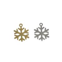 Stainless Steel Pendants, Snowflake, plated Approx 1.2mm, Approx 