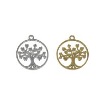 Stainless Steel Pendants, Tree, plated Approx 1.3mm, Approx 