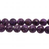 Synthetic Turquoise Beads, Round purple Approx 1mm 