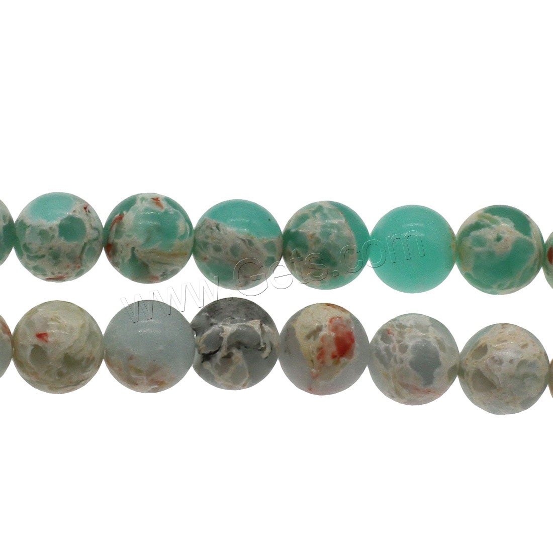 Synthetic Turquoise Beads, Round, different size for choice, more colors for choice, Hole:Approx 0.8mm, Sold By Strand