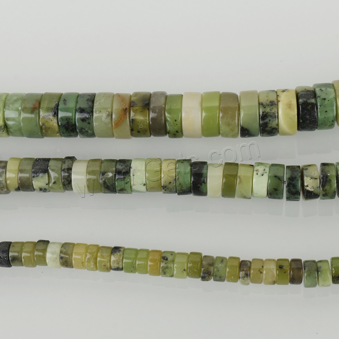 Australia Jade Abalorio, diverso tamaño para la opción, verde, agujero:aproximado 1.5mm, longitud:aproximado 16 Inch, Vendido por Sarta
