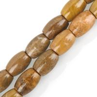 Field-yellow Stone Beads, Drum, DIY Approx 2.5mm Approx 16 Inch 