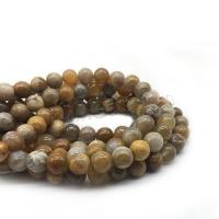 Natural Stone Beads, Round, polished, DIY Approx 1mm 