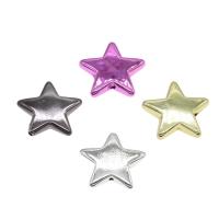 Acrylic Jewelry Beads, Flat Star 22*5mm Approx 1.2mm, Approx 